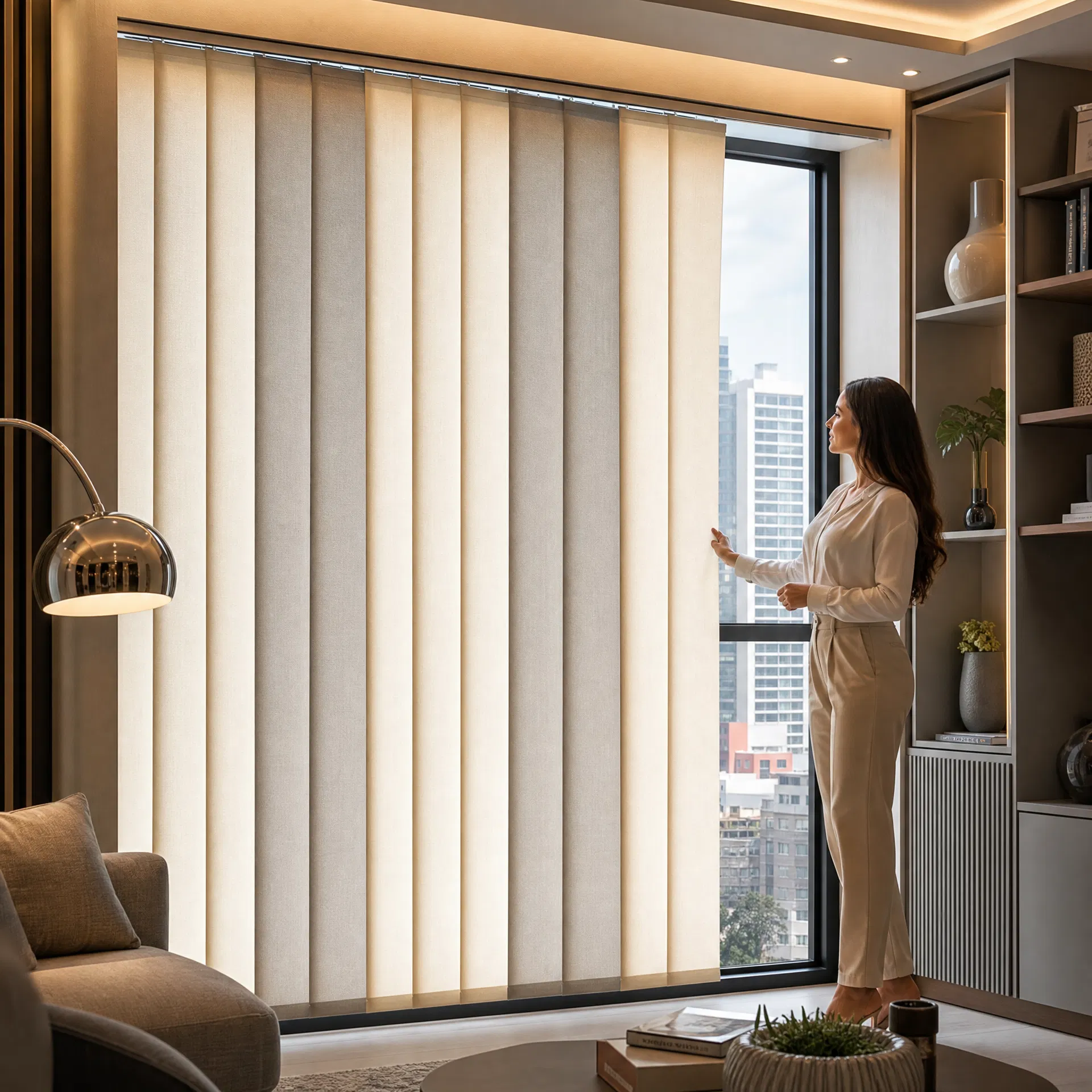 Persiana PVT - Painel Vertical Trilho